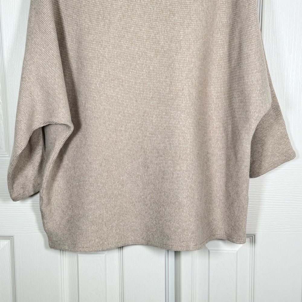 The Reset R Label Ribbed Pullover Linen Blend Top Sweater Size XL - Picture 3 of 13